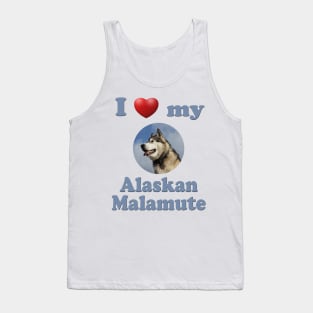 I Love My Alaskan Malamute Tank Top